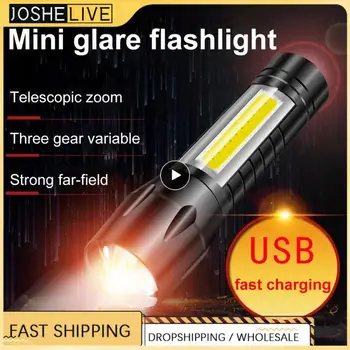 1BUC Puternic Lanterna LED Reincarcabila USB 18650 Impermeabil Zoom Pescuit, Vânătoare de 100000 de Lumeni Lanterna Tactice LED