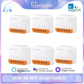 SONOFF MINI R4 Extreme WiFi Smart Switch 2-Way Control Acasă Inteligent Releul Funcționează R5 S-MATE de Control Wireless Alexa Alice de Start Google