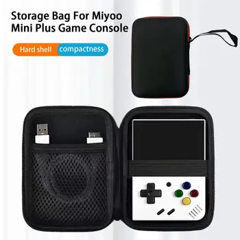 Tolex Sac De Miyoo Mini Plus Retro Handheld Consola De Jocuri Video Impermeabil Negru Cazul Miyoo Mini+ Portable Mini Saci