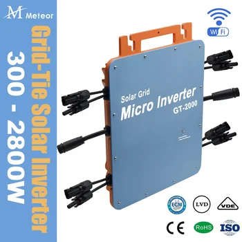 700W-2800W Grid Tie MPPT Micro Solar Inverter 110V 120V 220V 230V 240V Pe Grila de Sistem Panou Solar Converter Pentru Electrocasnice