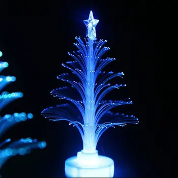 1buc Nou Pom de Crăciun Lampa cu LED-uri Colorate Fibra Optica Veioza Copii de Crăciun Cadou de Crăciun de Decorare Lumina de Noapte-Up Jucărie