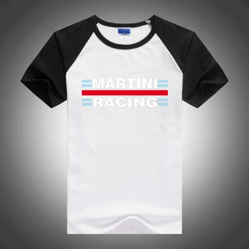 2023 Noi Martini Racing tipărite de moda hip-hop-ul T-shirt T-shirt de vara îmbinare scurtă cu mâneci O-gât strada sacou