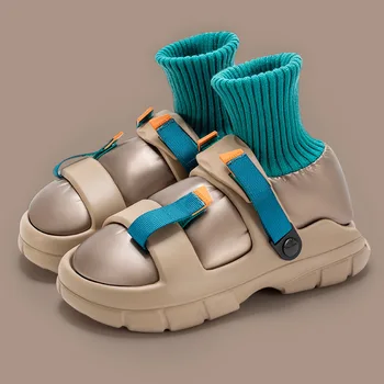 Iarna Glezna Cizme pentru Femei de Înaltă Calitate, Ușor de Zăpadă de Boot pentru Cupluri de Design de Moda din Afara Forța Elastică Șosete Pantofi