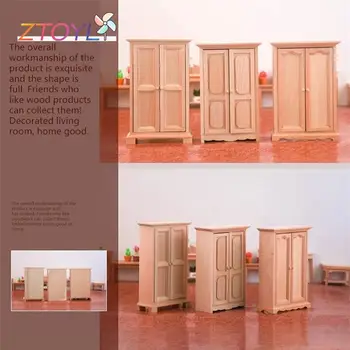 1:12 Casă De Păpuși În Miniatură Dulap Dulapuri Verticale Cabinet Cabinet De Stocare Mobilier De Dormitor Model Decor Jucărie Pentru Copii Jucarii Cadou