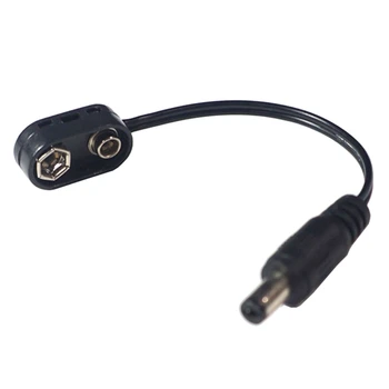 9V Clip Converter Conector Cablu de Alimentare Puterea Eliminatoare de Adaptor