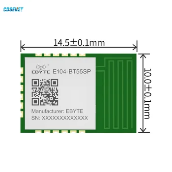 CC2340R5 2.4 GHz Wireless Module SMD CDSENT E104-BT55SP BLE5.3 Modulul Bluetooth SoC Modul Ultra de Dimensiuni Mici Cu Antena PCB