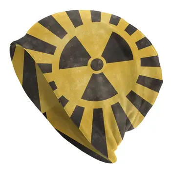 Dange Avertizare Capota Homme În Aer Liber Pălărie Subțire Atomice Radioactive Chelioși Căciuli Capace Pentru Barbati Femei Noutate Bumbac Pălării