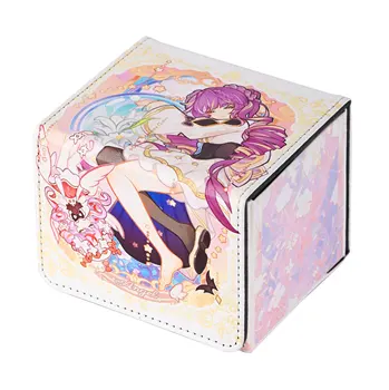 100+ PU Anime Carduri Cutie de Depozitare Punte Tabla de Joc TCG Carduri de Box Sac Protector pentru MGT/Pkm/Yu-gi-oh/Carte de Joc de Tranzacționare