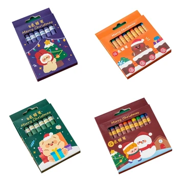 Copiii Creion Pixuri 8 Culori 12 Culori Degetul Creion Lavabil pentru Student Copil de Colorat Fată Băiat Ziua de nastere Cadou de Crăciun