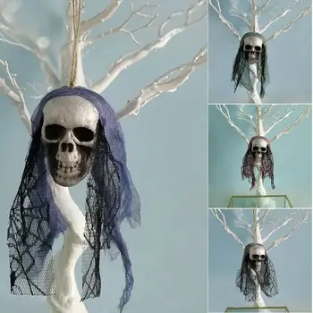 Noul Festival Consumabile Partid Decor Agățat Capul Oaselor Elemente De Recuzită De Halloween Craniu Agățat Ornamente Schelet Uman