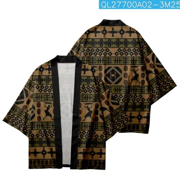 Folk-Personalizate Imprimate Japoneze Femei Bărbați Kimono Pantaloni Scurți De Plajă Harajuku Cardigan Casual Pierde Streetwear Yukata