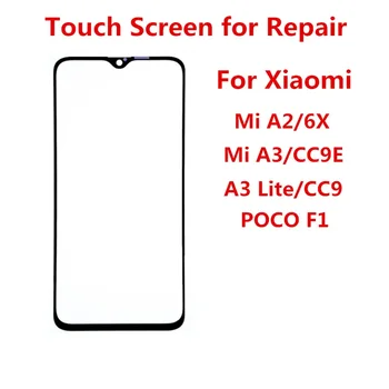 Fata de Sticlă Pentru Xiaomi Mi A2 A3 Lite Poco F1 6X, Ecran Tactil LCD Display Panou Capac Obiectiv de Reparare a Înlocui Piese