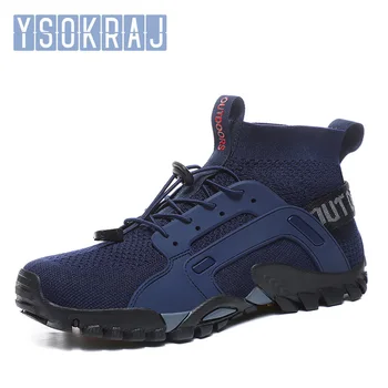 YSOKRAJ Brand Respirabil Bărbați Drumeții Pantofi Flexibil Barbati Aqua Pantofi în aer liber Anti-alunecare pentru Femei Pantofi Sport, Adidași Confortabil