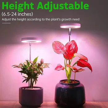 Planta cu LED-uri Lumina, Temporizator Automat întregul Spectru de Plante Casa Gradina Hidroponică a Plantelor Creștere Fito Legume Flori de Interior Phytolamp