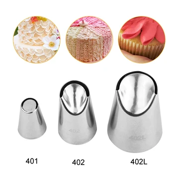 3 buc/lot Dahlia Petale Zburli Sfaturi Degivrare Conducte Duze Fondant de Decorare Tort de produse de Patiserie Sfat Set Cupcake Instrumente Bakeware