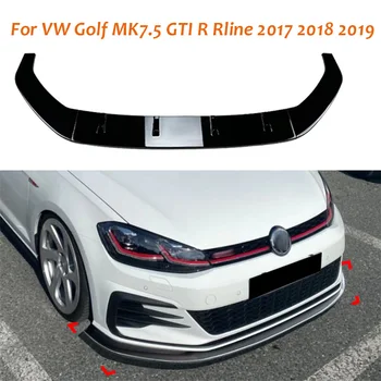 Masina Fața Inferioară a Barei de protecție Splitter bărbie Spoiler Difuzor Garda Kit Capac Protector Pentru VW Golf MK7.5 GTI R Rline 2017 2018 2019