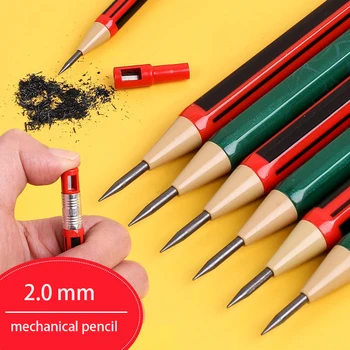 1/2 buc 2.0 mm Non Ascutit Creioane cu Ascutitoare Creion Student Simplu Creioane Mecanice coreean de Papetărie pentru Birou Școală