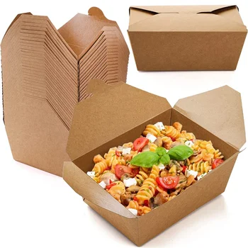 Personalizate productDisposable scoate fast-food hârtie recipient cutie, pachet aripa de pui cutie, personalizate cartofi prajiti fast-food pa