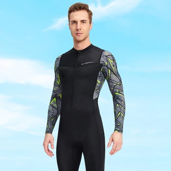 Costum de scufundări Rece Dovada de protecție Solară Snorkeling, Surfing costum de Baie cu Fermoar Elastic Anti-zero Respirabil Echipamente de Scuba Diving