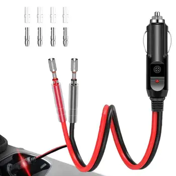 12 v Adaptor Auto Bricheta Cablu Cu Indicator LED Lumină Conectați Cablul de 12V-24V Cupru Accesorii Auto Protectie la Suprasarcina