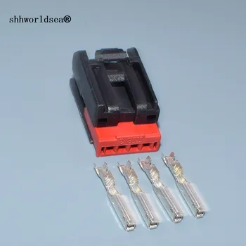 Shhworldsea 4 Pin 1.2 mm conectoare auto shell manta cu terminal 6-1419169-8 1.2 mm mașină de sârmă plug