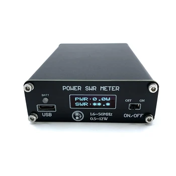 0.5-12W 1.6-50Mhz SWR Metru de Putere unde Scurte PWR SWR Metru Pentru QRP USDX MCHF DST Radio