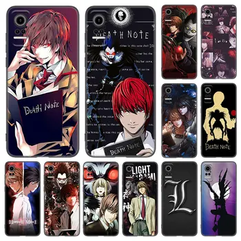 Anime Death Note Caz de Telefon Pentru Xiaomi Mi POCO X3 NFC GT M4 M3 11T 10T Pro A3 A2 11 Lite NE 11i F3 C31 CiVi TPU Moale Capacul Negru