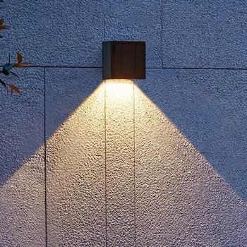 LED-uri Lumina Solara de Exterior Impermeabil Trei fețe Panou Solar Super-Luminos Villa Garden Balcon Scara Decor Iluminat Lampă de Perete