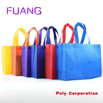 Acțiuni personalizate promotionale colorate cu ridicata eco friendly cumpărături pp non-țesute sac