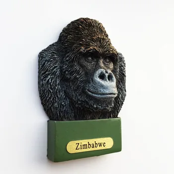 Zimbabwe Cimpanzeu Magnet De Frigider Peisajul Cultural Rășină Decor Turism Suvenir Mesaj Autocolant Meserii Zimbabwe Cimpanzeu Magnet De Frigider Peisajul Cultural Rășină Decor Turism Suvenir Mesaj Autocolant Meserii 1