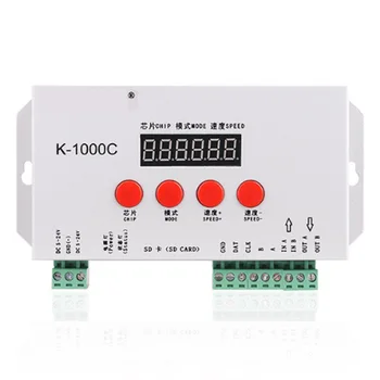 K-1000C Controller K1000C WS2812B WS2811 APA102 T1000S WS2813 CONDUS 2048 Pixeli Program Controller DC5-24V K-1000C Controller K1000C WS2812B WS2811 APA102 T1000S WS2813 CONDUS 2048 Pixeli Program Controller DC5-24V 1