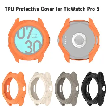 TPU moale Caz Acoperire Pentru Ticwatch Pro 5 Coajă de Protecție Cadru Barei de protecție Pentru Ticwatch Pro 5 Ceas Inteligent Protector Cazul Accesorii TPU moale Caz Acoperire Pentru Ticwatch Pro 5 Coajă de Protecție Cadru Barei de protecție Pentru Ticwatch Pro 5 Ceas Inteligent Protector Cazul Accesorii 1