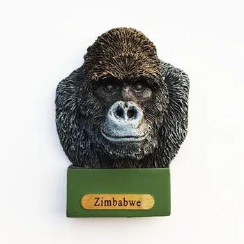 Zimbabwe Cimpanzeu Magnet De Frigider Peisajul Cultural Rășină Decor Turism Suvenir Mesaj Autocolant Meserii Zimbabwe Cimpanzeu Magnet De Frigider Peisajul Cultural Rășină Decor Turism Suvenir Mesaj Autocolant Meserii 2