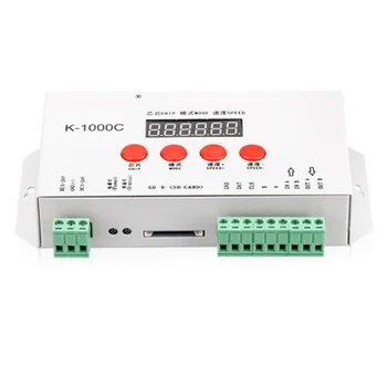K-1000C Controller K1000C WS2812B WS2811 APA102 T1000S WS2813 CONDUS 2048 Pixeli Program Controller DC5-24V K-1000C Controller K1000C WS2812B WS2811 APA102 T1000S WS2813 CONDUS 2048 Pixeli Program Controller DC5-24V 4