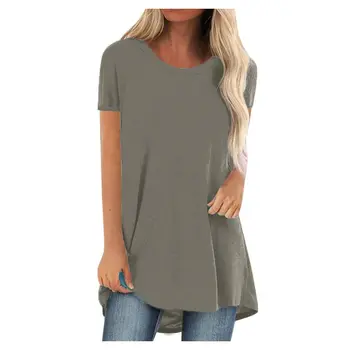 Modă de Culoare Solidă 3D de Imprimare T-shirt Femei Streetwear Maneci Scurte T Shirt Y2K Teuri Tunica Topuri Supradimensionate Fete Tricou Haine Modă de Culoare Solidă 3D de Imprimare T-shirt Femei Streetwear Maneci Scurte T Shirt Y2K Teuri Tunica Topuri Supradimensionate Fete Tricou Haine 4