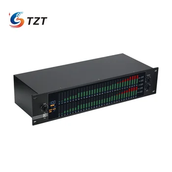 TZT EQ-323 110V/220V 2U Dual 31-band Egalizator Grafic Profesional Spectrul Digital Egalizator pentru Acasă Etapă TZT EQ-323 110V/220V 2U Dual 31-band Egalizator Grafic Profesional Spectrul Digital Egalizator pentru Acasă Etapă 4