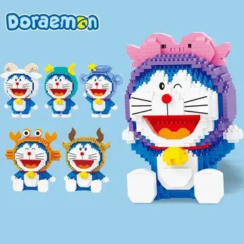 Autentic BALODY Doraemon blocuri douăsprezece constelații caracterul de model de mână-a făcut jucării pentru prietenul și prietena cadouri Autentic BALODY Doraemon blocuri douăsprezece constelații caracterul de model de mână-a făcut jucării pentru prietenul și prietena cadouri 5
