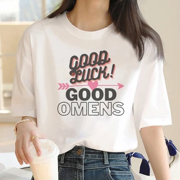 Semne bune tricouri femei manga tricou fata amuzant haine Japoneze