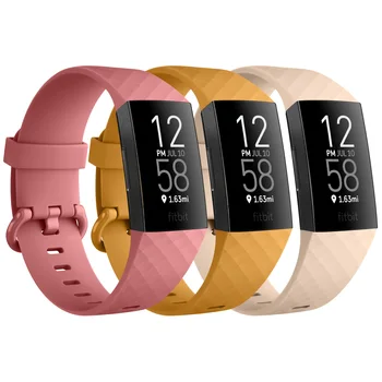 3Pcs/lot Moale TPU Curea Pentru Fitbit Charge 3 4 Watchband Bratara de Înlocuire Pentru Fitbit Charge Trupa 3SE Smartwatch Accesorii