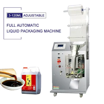 3-120ml Automată Lichid de Umplere masini Inteligente de cântărit cu funcționare Automată de Umplere Mașină de Sos de Soia Condimente Mașină de Etanșare