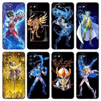 Anime Saint Seiya Cavaleri Caz de Telefon Pentru Samsung Galaxy A01 A03 Core A02 A10 A20 S A11 A20E A30 A40 A41 A5 2017 A6 A8 + A7 2018