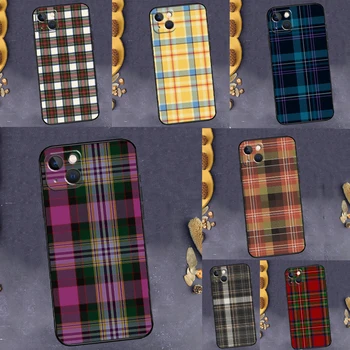 Clanul Stewart Dress Tartan Plaid Telefon Caz Pentru iPhone XR X XS Max 11 12 13 14 15 Pro Max 7 8 Plus SE 2020 2022 Capacul din Spate
