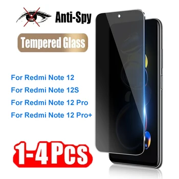 1-4buc Anti-Spy de Protectie din Sticla Temperata Pentru Redmi Nota 12 Pro Plus de Intimitate Ecran de Protecție Pentru Redmi Notă 12S Sticlă Filme